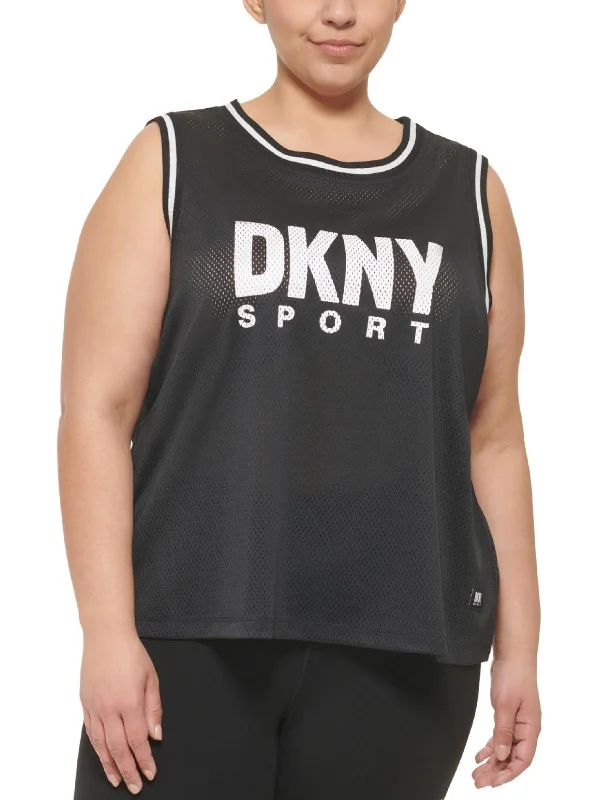 Plus Womens Jersey Workout Tank Top