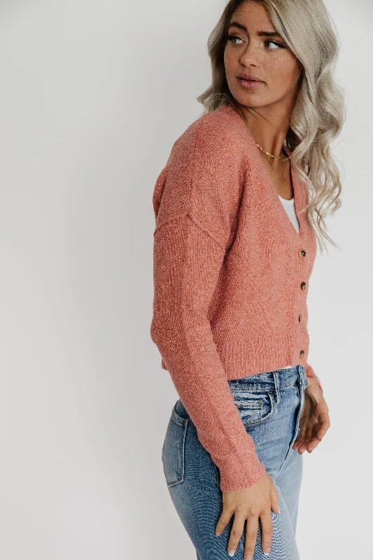 Rayshell Cardigan in Terra Cotta