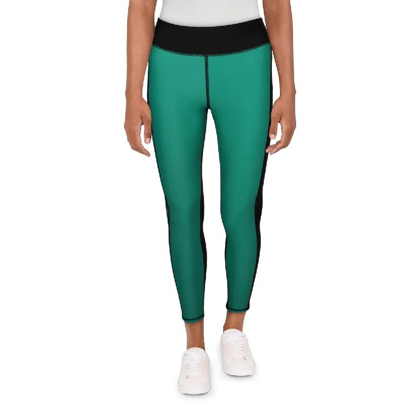 Terez Women's Colorblock High Waisted Activewear Fitness Leggings