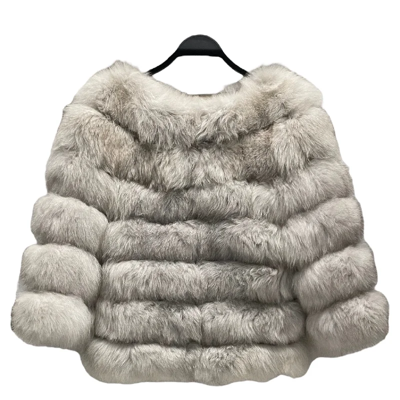 FUR/Coat/L/Fur/WHT/