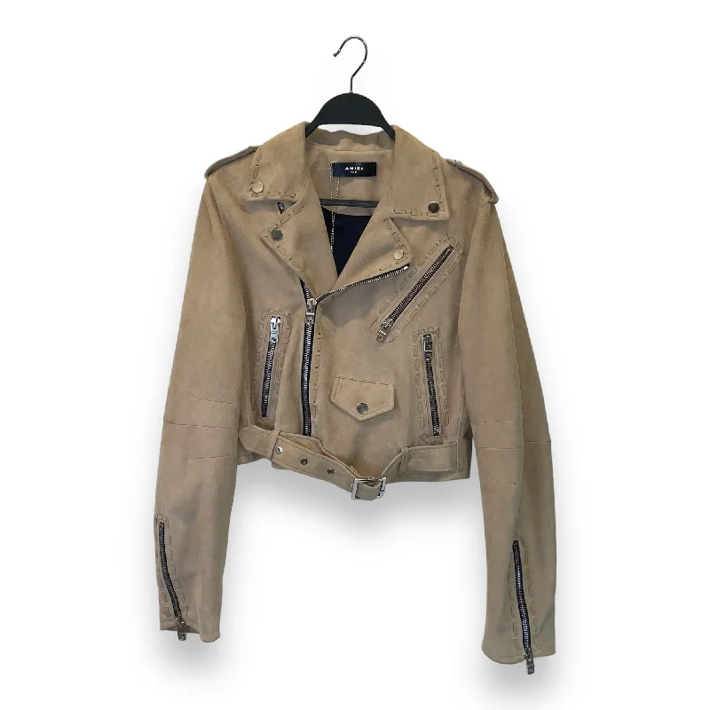 AMIRI/Riders Jkt (S)/46/Suede/BEG/