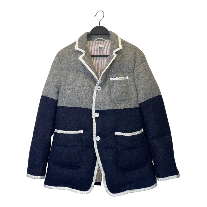 THOM BROWNE. NEW YORK/Puffer Jkt/1/Wool/GRY/