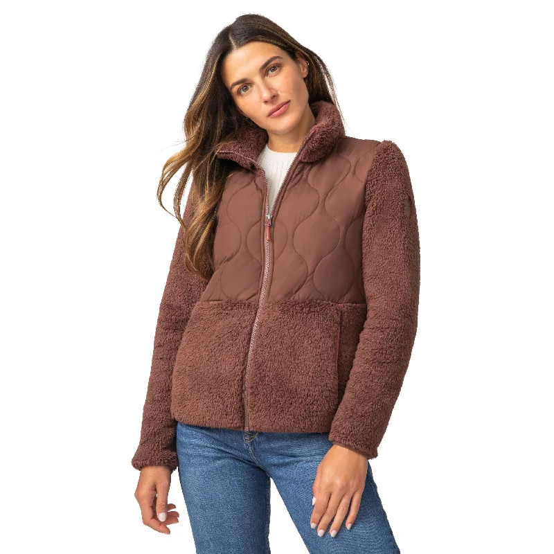 Free Country Women's Sierra Butter Pile Hybrid Jacket