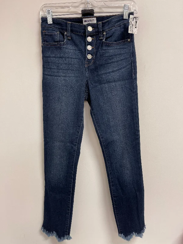 Jeans Skinny By William Rast In Blue Denim, Size: 2