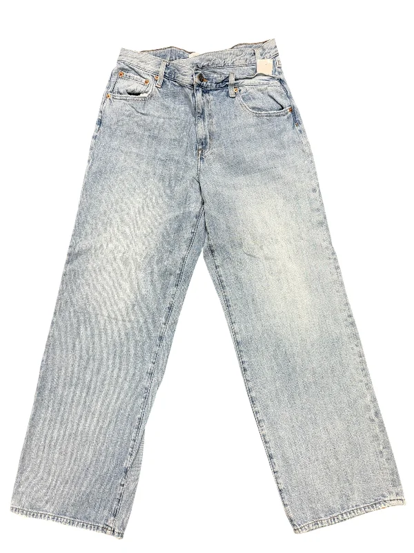 Jeans Straight By Pistola In Blue Denim, Size: 10