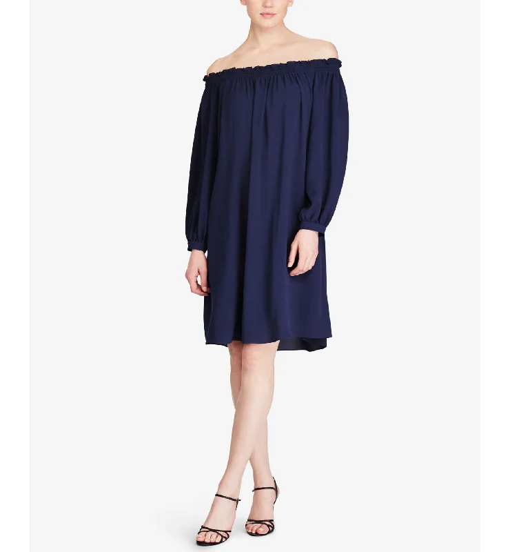 American Living Off The Shoulder Crepe Dress