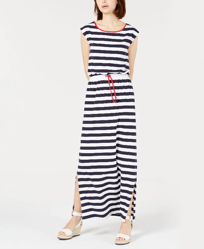 Tommy Hilfiger Striped Sleeveless Dress