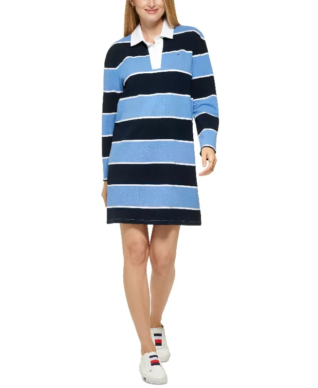 Preppy Rugby Stripes/Sky Captain