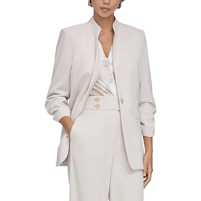 Calvin Klein Womens Office Work One-Button Blazer