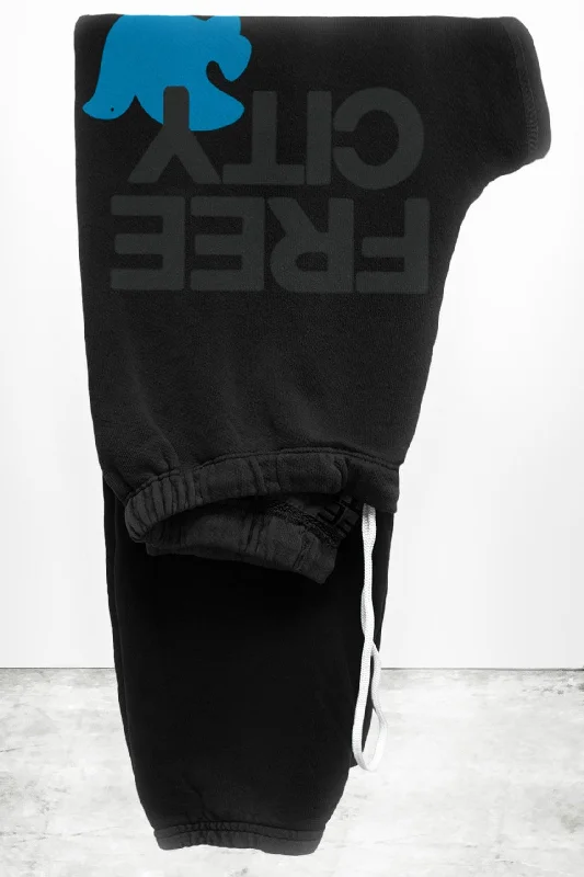 FREECITY Large Sweatpant in Superblackblue