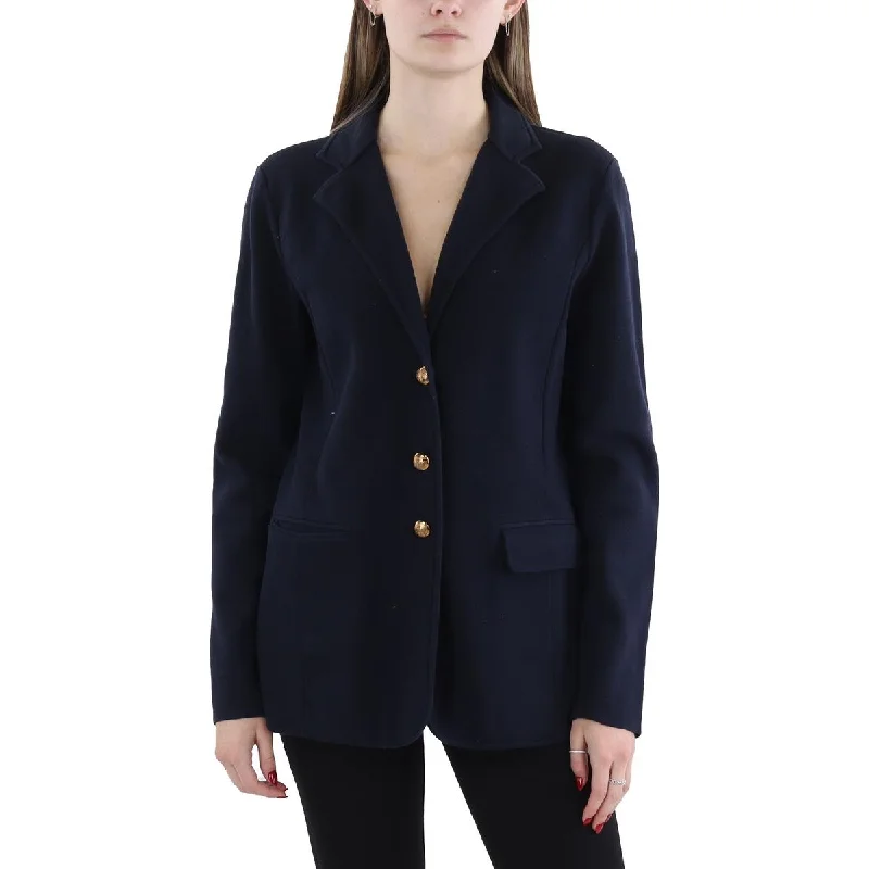 Lauren Ralph Lauren Womens Cotton Blend Office Suit Jacket