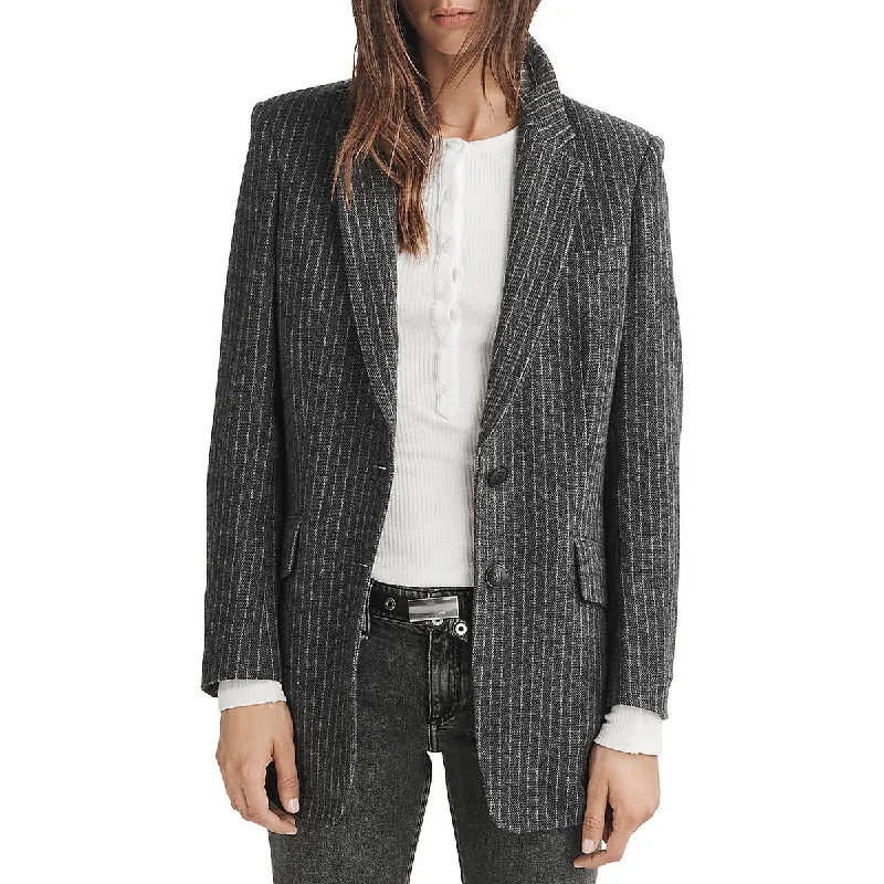 Rag & Bone Womens Charles Suit Separate Business One-Button Blazer