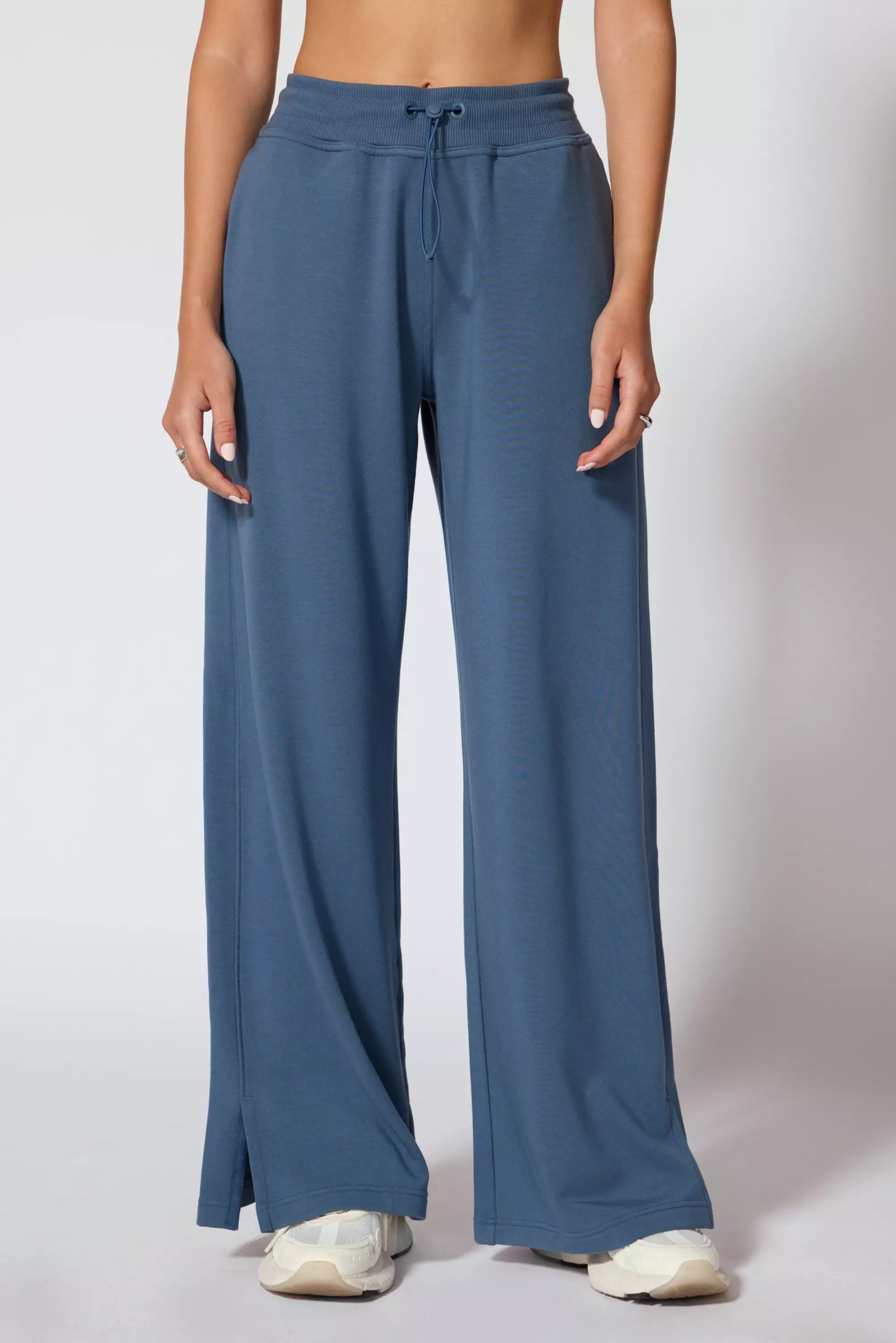 Serenity Wide Leg Pant - Petrol Blue