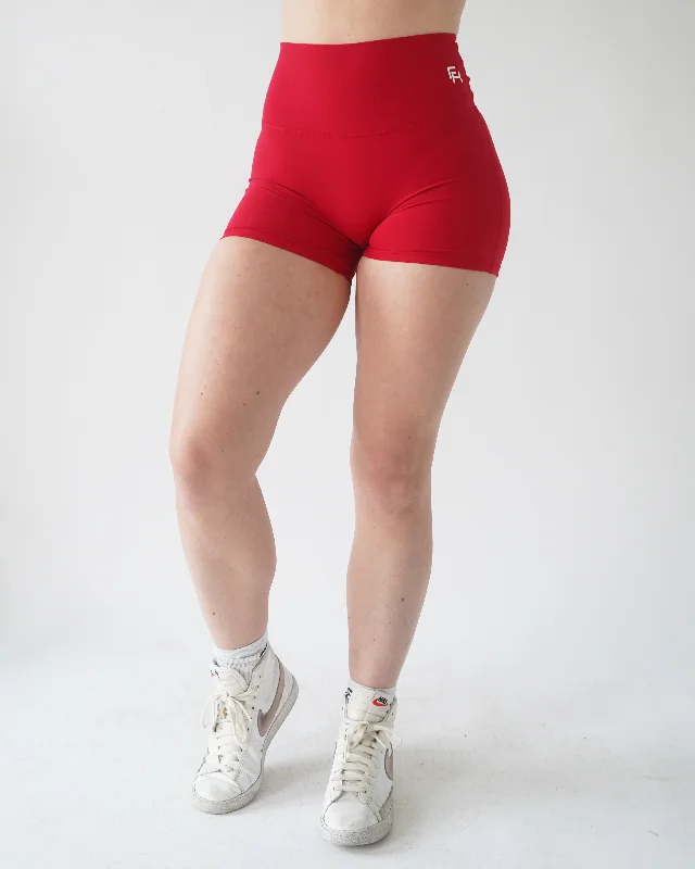 Everyday Biker Shorts 6" - Cherry