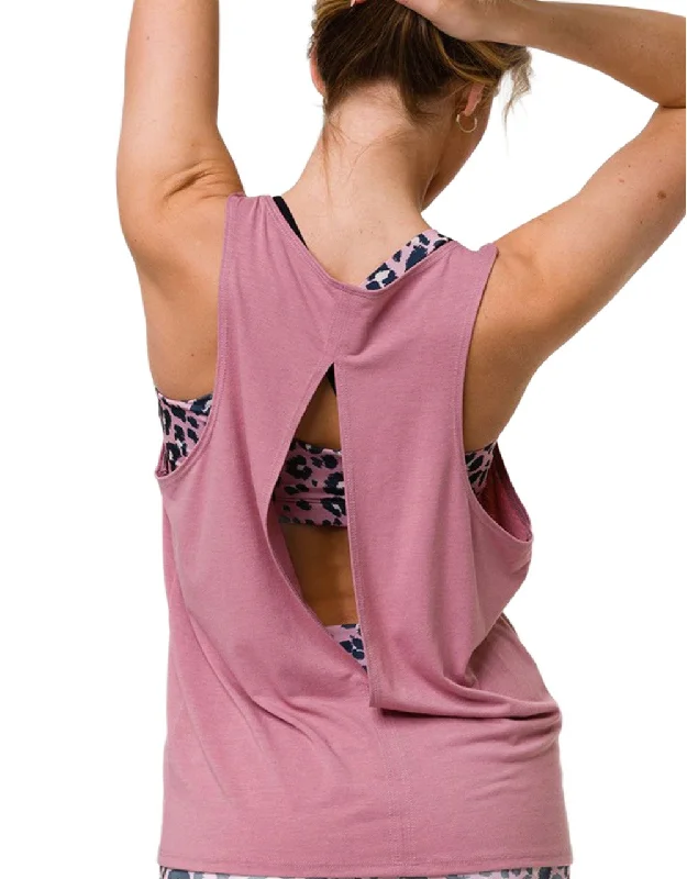 Onzie Flow Yoga Slit Back Tank Top 3771