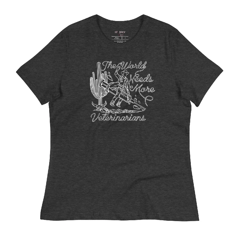 TWNM- Veterinarians Women's Relaxed T-Shirt Dark Colors